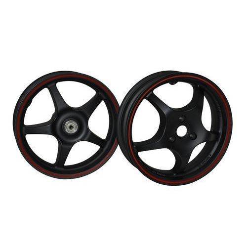 len met 2 kappen velgen set met rode bies yamaha aerox zwart mat dmp len met 2 kappen velgen set met rode bies yamaha aerox zwart mat dmp