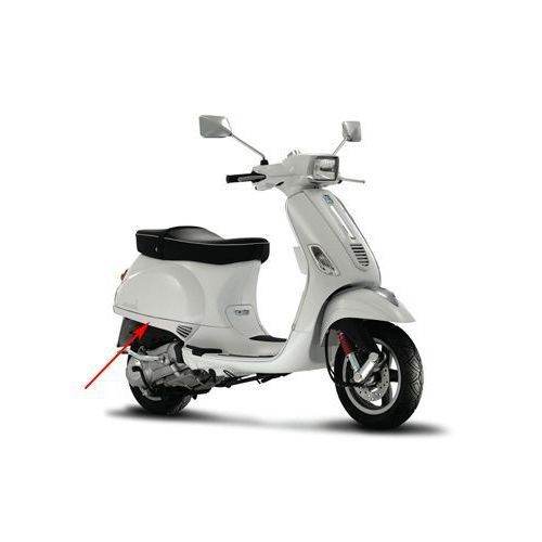 zijskirt vanaf vespa S 2012 wit fusion 544 rechts origineel 67232600br