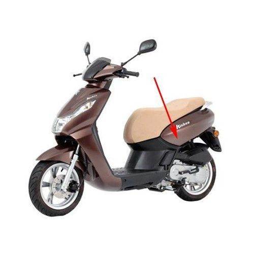 zijkap peugeot kisbee 4-takt bruin k2 links origineel 779173k2