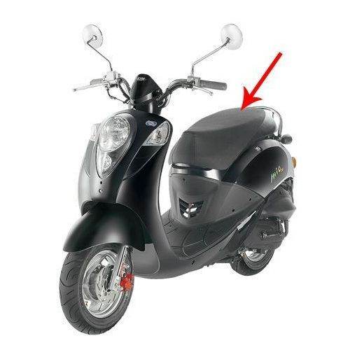 zadel sym mio zwart orgineel 77200-a7a-000-t3