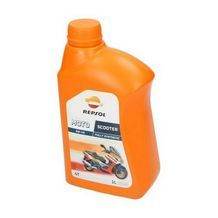 scooter / brommer olie 5W40 half synthetisch. 1L fles repsol