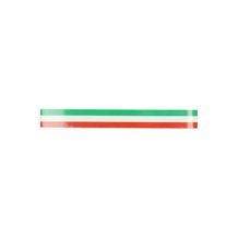 sticker universeel vlag italie streep 3x23cm horizontaal