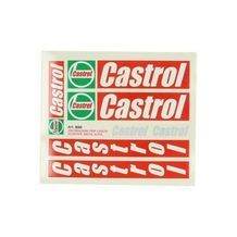 stickerset castrol universeel rood 5-delig
