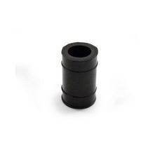 rubber uitlaat nademper kort 22mm zwart origineel
