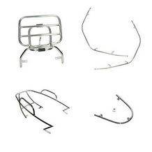 Sierbeugelset compleet china vespa look scooters AGM VX / agm vx50 BTC riva 1 - 2 en Sport Chroom 4 delige DMP
