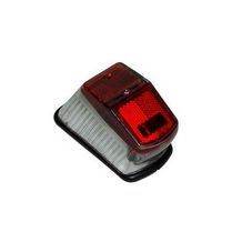 achterlicht oud type model 517 rood / chroom p600 zundapp