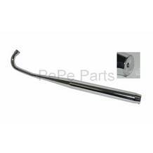 uitlaat compleet fluister dubbele knik zundapp 36 / 32mm chroom