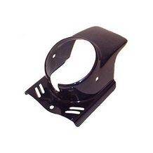 koplampspoiler rond maxi zwart DMP