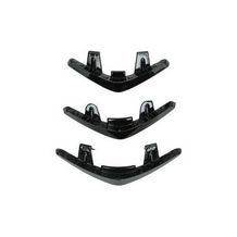 sierstrip set voorscherm midden boemerang vespa primavera / sprint zwart glans 3pcs