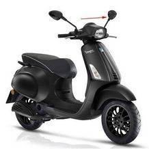 spiegel links [notte] sprint 4-takt (euro4) zwart piaggio origineel cm262013