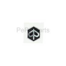 sticker logo voorscherm zwart / zwart 3d zip2000 / zip4t