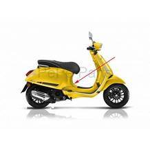 klep bodyscherm vespa sprint sport mat geel 974 / a piaggio orgineel 67361900l7