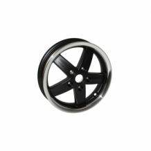 velg vespa lx/vespa lxv/s zwart mat/gepolijst achter origineel
