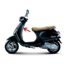 beenschild vespa lx zwart grafite 79 / a