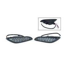knipperlichtset led knipper en achterlicht vespa primavera / sprint zwart / smoke achter DMP