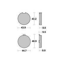 remblokken set rond kreidler sbs 524hf