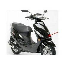 voorkap onder peugeot v-clic zwart metallic nk origineel 759342nk