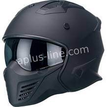 Helm vito jet bruzano mat zwart