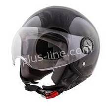 Helm vito jet loreto glans zwart