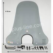 AGM Supreme 50 Hoog Windscherm (Smoke) Isotta