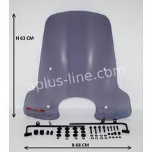 Windscherm aplus passend op kymco new like smoke