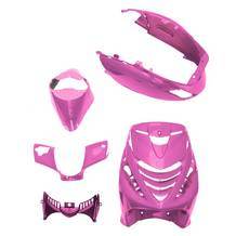 Plaatset aplus passend op piaggio zip sp 5 delig glans roze