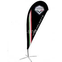 Beachvlag vitohelmets