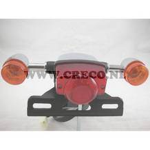 Achterlicht retro chroom