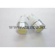 12v (2-klepper)-3w wedge 10mm led wit (2x) vp50