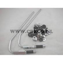 Windscherm bevestigings Set Vespa S Chroom