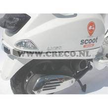 zijskirt set vespa lx rvs