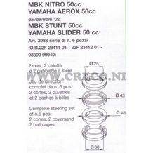 balhoofd set aerox 2002 slider compleet buzz