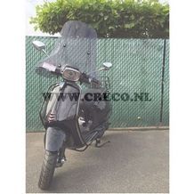 windscherm vespa sprint  hoog + bevestigingsset smoke