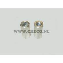 uitlaat moer m6  vespa sprint  lx zip