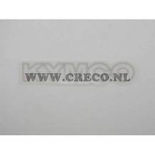 sticker beenschild vp50 kymco zwart