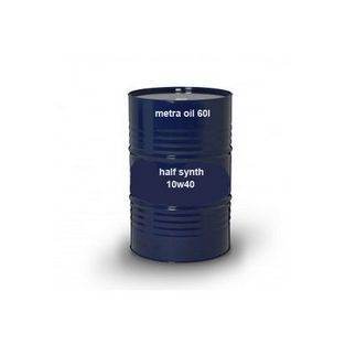4-takt olie | scooter / brommer olie 10W40 half synth metra oil 60L vat 