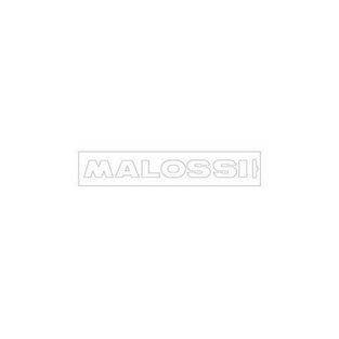 sticker universeel woord [malossi] 16cm wit malossi 339778=op=op