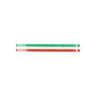 Stickers | sticker universeel vlag italie streep 3x23cm horizontaal 