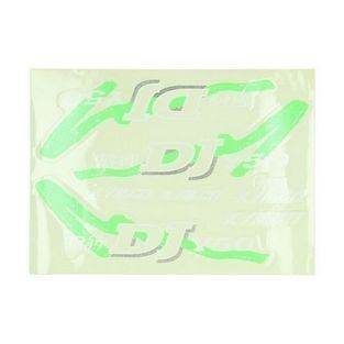 Kymco | stickerset kymco dj fluor groen 