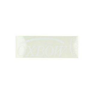 sticker universeel woord [oxbow] wit 2 stuks