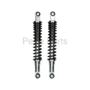 schokbrekerset mb/mt 365mm zwart/chroom dmp