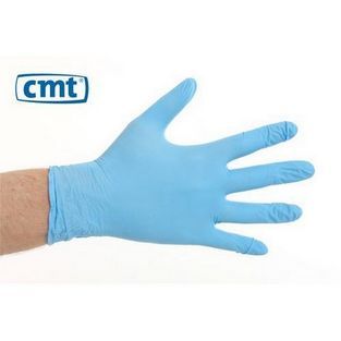 univ | werkplaats handschoenset CMT soft nitril S blauw 100pcs 