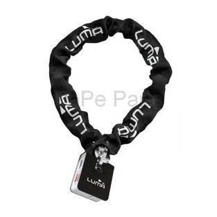 Luma | slot ketting + hangslot art 4-sterren 170cm zwart / wit luma escudo 