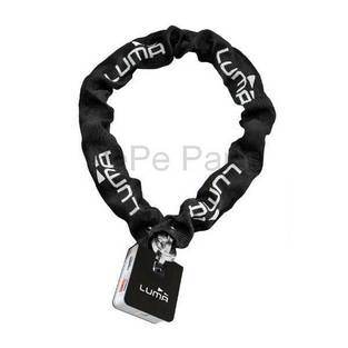 slot ketting + hangslot art 4-sterren 170cm zwart/wit luma escudo
