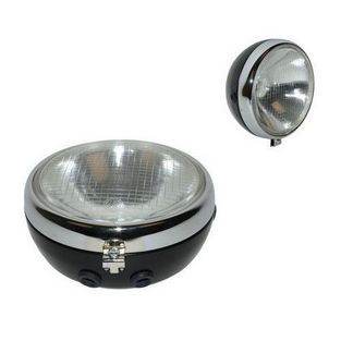 koplamp rond zundapp 517 / kreidler / mod529 170 zwart