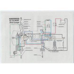  | kabelboom 1973-74 (521) zonder cockpit ks125 grijs 