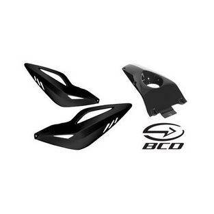 Yamaha | zijkappen set xtreme met seatcover yamaha aerox zwart bcd coque00302 3-delig 