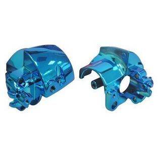Yamaha | houder stuurschakelaar yamaha aerox blauw chroom rechts DMP=op=op 