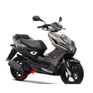 onderspoiler yamaha aerox 2013 zwart origineel 1phf838500