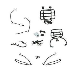 Sierbeugelset compleet + dragers Vespa Primavera / Sprint Glans zwart 5-delige